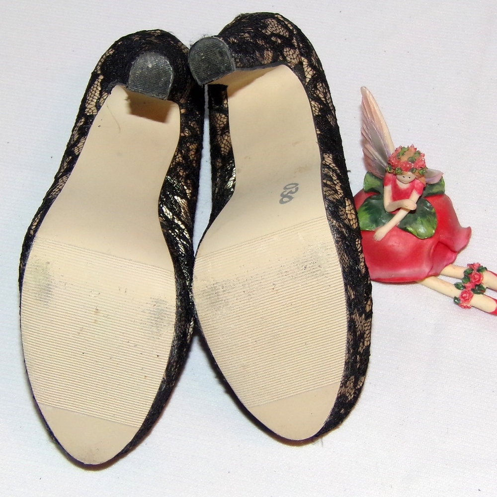 Madden Girl Lace Platform Heels Mellony Pumps 6.5M Cute Heels - Picture 6 of 6
